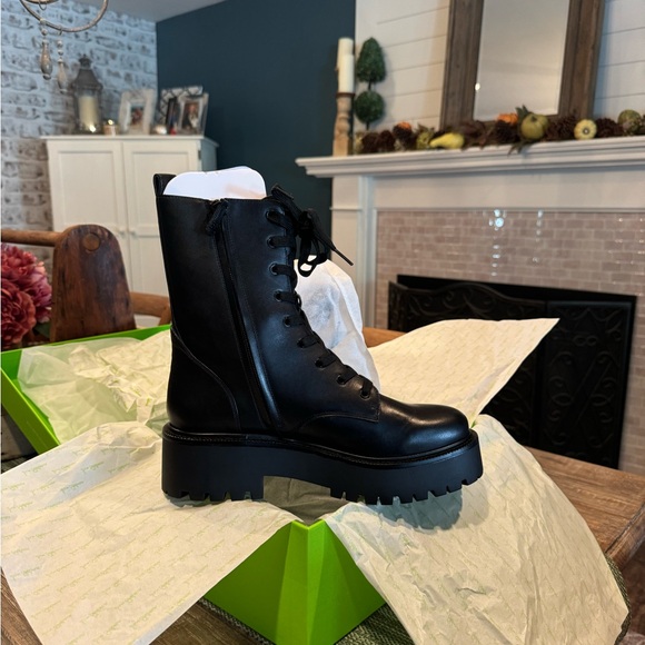 Sam Edelman Genuine Leather Moto Booties - Picture 4 of 6